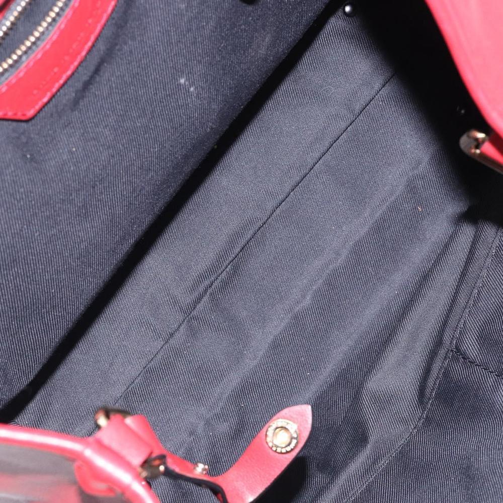 BURBERRY Nova Check Tote Bag Nylon Beige Gold Auth 131730 - Picture 11 of 16